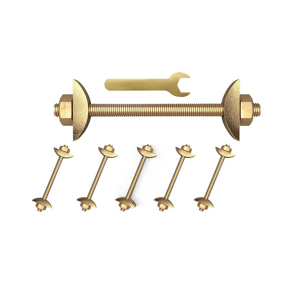 Countertop Connector Bolts, M8x100mm Countertop Joint Fasteners, Drawbolt/Bed/Butcher Block Joint Connector Kit,6Pcs 4711329196249