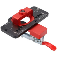 Woodworking 35MM Hinge Hole Opener Cabinet Door Aircraft Hinge Positioner Auxiliary Tool Hole Distance Adjustable