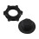 4Pcs White/Black Nut Floor Fan Base Fixing Nut ABS Texture Base Fasteners Suitable for Home and Office Use 5