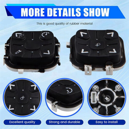 Motorcycle Boat Button Handle Button Rubber for Bombardier  RXP GTX RXT 2018 5 Keys 2
