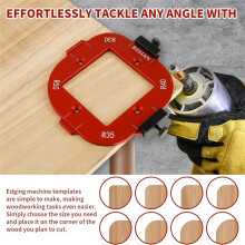 Corner Radius Milling Templates Aluminium Alloy Radius Jig Router Templates R10 R15 R20 R25 Radius Jig Router Stencils