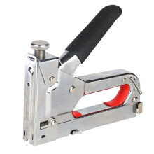Manual Three-Purpose Nail Stapler T Nail Code Nail U Nail Woodworking Oil Painting Tool Stapler Silver