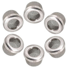 6 Pezzi Filtro di Ingresso Pompa In Acciaio Inossidabile per Tubo di Aspirazione Spruzzatore Vernice Airless, Sostituisce il Filtro 181072