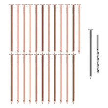 25Pcs Coppers Nails Tree Stump KillersBulk Stump Removal Spikes Hardware Nails for Trees Removing Stumps