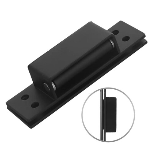 Porta Oculta de 5 Polegadas com Porta Oculta de Madeira de Aço Inoxidável e Dobradiça Oculta. Preto 2