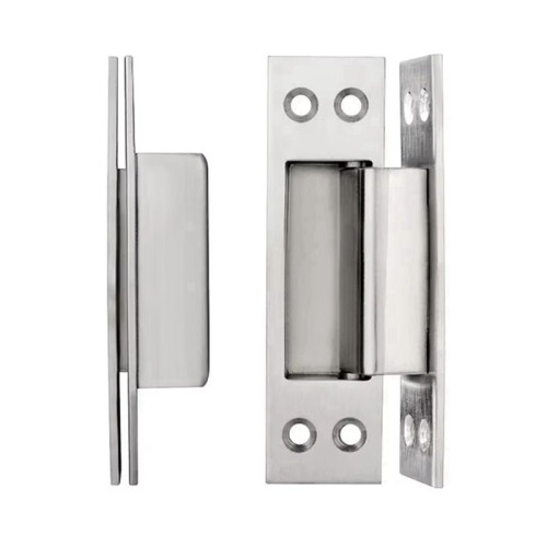 Porta Oculta de 5 Polegadas com Porta Oculta de Madeira de Aço Inoxidável e Dobradiça Oculta. Prata 1
