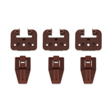 Plastic Drawer Slides and Guides Drawer Replacement Part for Mount Drawer Slides Plastic Drawer Guides for Dresser,A