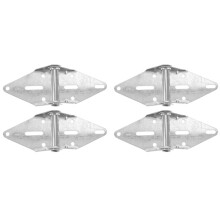4 Pcs Garage Door Hinge Closer Cabinet Hinges Heavy Duty Exterior Spring Loaded to with Mounting Bolts Auto Screen