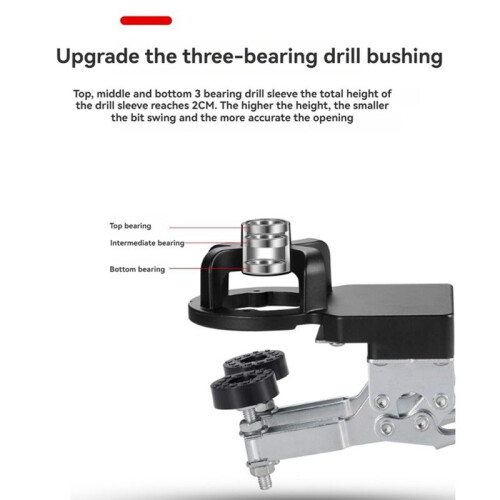 35mm Concealed Cabinet Door Hinge Mounting Jig,Hinge Hole Drilling Tool,Hinge Hole Locator, Cabinet Hinge Drill Bit 2