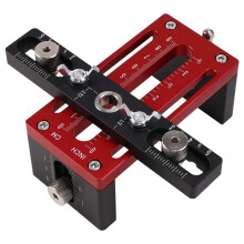 Aluminum Alloy Cabinet Door Positioner Heavy-Duty Tool for Easy Installation Precision Measurement Punching Tool