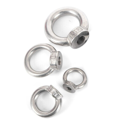 M6 Eye Mutter Rostfritt Stål Marine Lifting Eye Mutter Ring Mutter Eyelet för Kabellyft 1