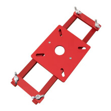 2 in 1 Center Fastener Slotting Bracket, Woodworking Grooving for Cabinet Furniture Install Screw Fasteners,Without Base