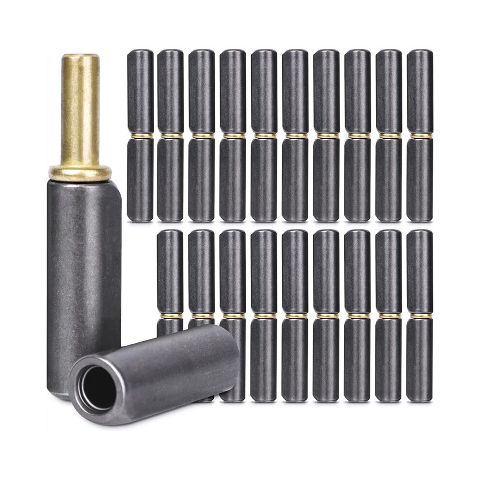 20 Pack Weld Hinges,Detachable Door Hinges,Carbon Steel Weldable Gate Hinges For Swing Door 4712799321940