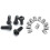 100 Pcs M5 Hammer Nut T Fastener Sliding Nut & 50 Pcs M5X8Mm Button  Hex Socket Cap Screw Bolt 2
