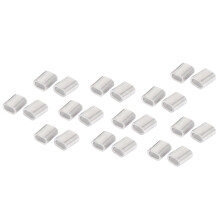 100Pcs 2.5mm Wire Rope Sleeves Clip Cable Crimps & 120 Pcs Crimping Loop Sleeve 2mm Diameter Wire Rope and Cable