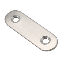 10Pcs 50x16mm Straight Joining Mending Flat Plate Bracket with 20Pcs 40mm Flat Bracket Straight Mending Fixing Plates