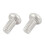 60Pcs M2x4mm Phillips Round  Screws Bolt with 50Pcs M3X4mm Hex Socket Set Cap Point Grub Screws 3