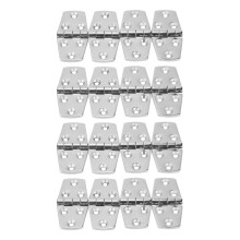 Bisagra de Correa de Acero Inoxidable 16 Piezas Puerta para Marino Yate 76 x 38 mm Accesorios NavegaciÓn Canotaje, Bisagras de Compartimiento