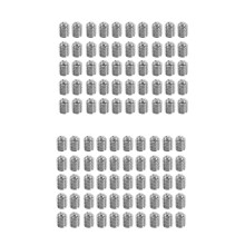 M3X4mm Stainless Steel Hex Socket Set Cap Point Grub Screws 100Pcs