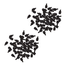 200X Motherboard Nylon Hex Standoff Threaded Spacer M3 Thread 6+6mm Black