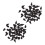 200X Motherboard Nylon Hex Standoff Threaded Spacer M3 Thread 6+6mm Black 1