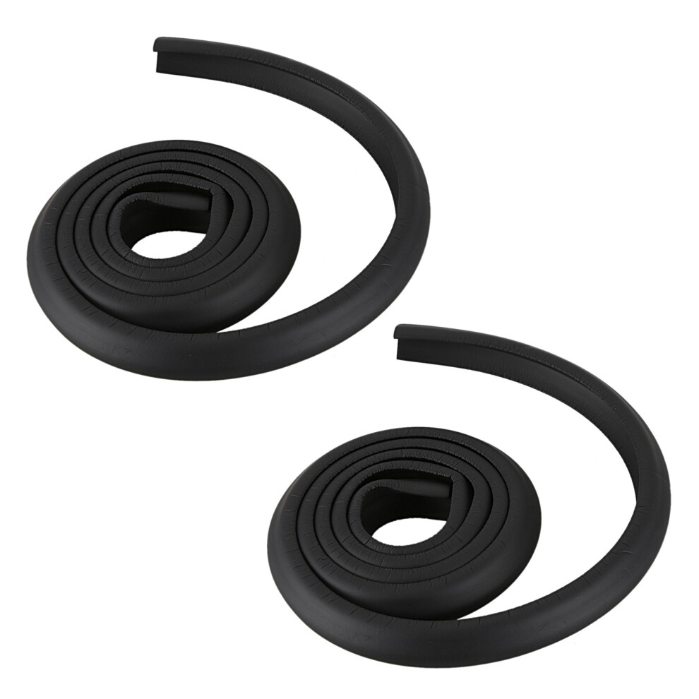 2Pcs 2M Children Protection Table Guard Strip Baby Safety Products ( ) Black Brecantia