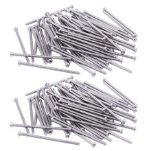 120 X Srebrny Ton M2 X 40 Mm śRuba z OkrąGłYm łBem Ze Stali Nierdzewnej 304