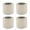 4X Palette Drehen 80 x 70mm Nylon Beige + Silber 1