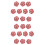 20 Pcs Ceramic Vintage Floral Rose Flower Door Knobs Handle Drawer Kitchen + Screws () 1