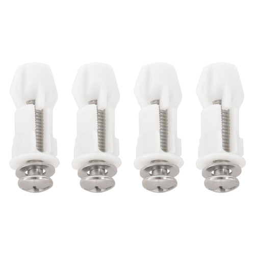 Toilettensitz Scharniere Schrauben WC Lochbefestigung Einfache Installation 8 Pack