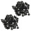 M5X8mm Button  Hex Socket Cap Screw Bolt Black 100 Pcs 1