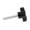 6pcs M8 x 40mm Screws Star  Wing Screw Clamp Knob Handle Black 7