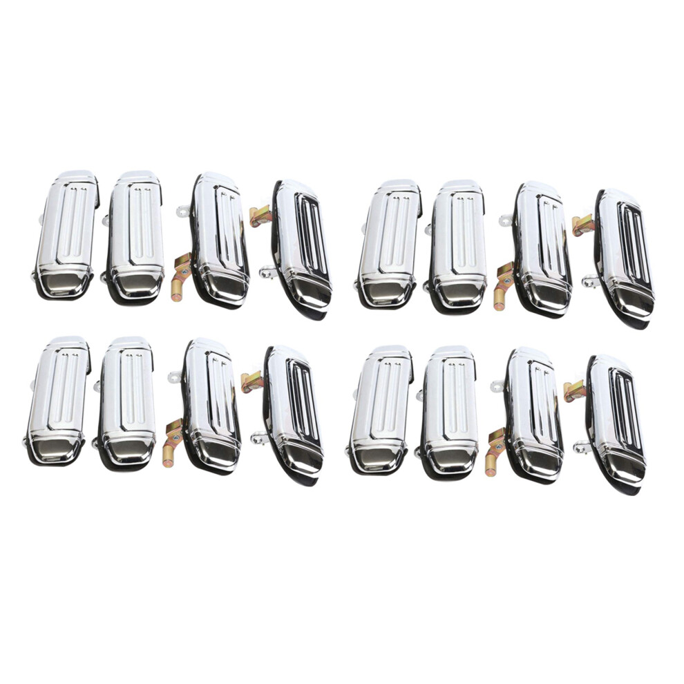 16X Car Chrome Door Handle Accessories For Pajero 1992 1993 1994 1995 1996 1997 6032099832747