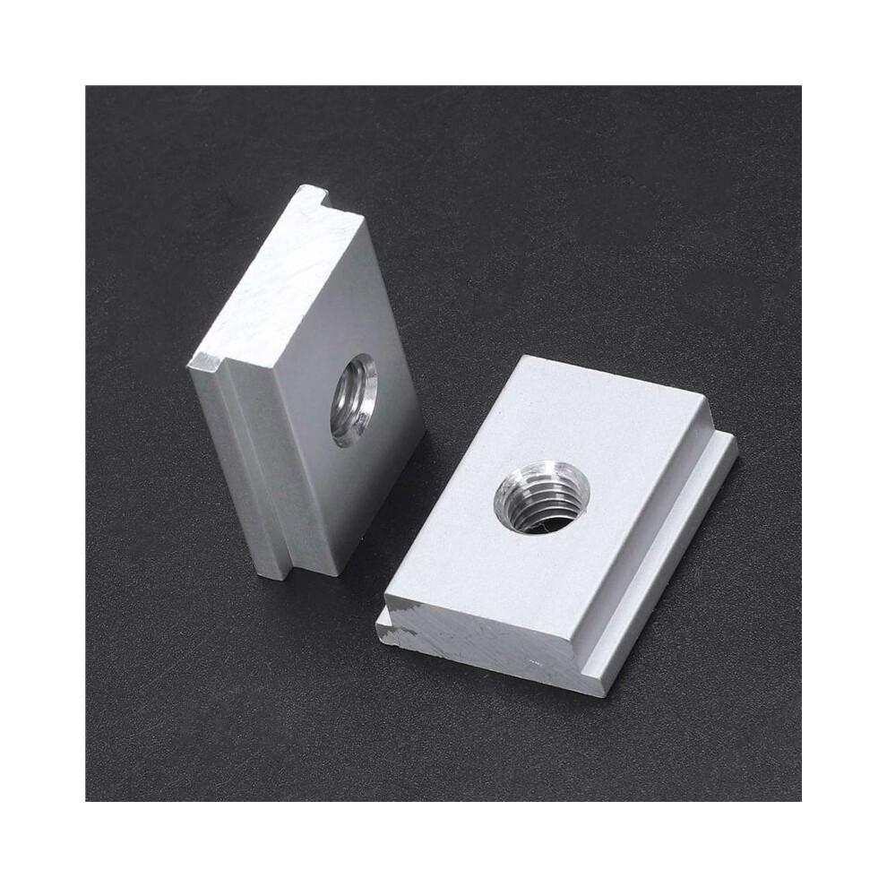 15Pcs M8 T-Track Slider Sliding Nut Aluminum Alloy T Slot Nut For Woodworking Tool Jigs Screw Slot Fastener 6032387004764