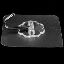 30 Packs Reusable Adhesive Hooks,Transparent Heavy Duty Wall Hooks with No Scratch, Waterproof and Oilproof