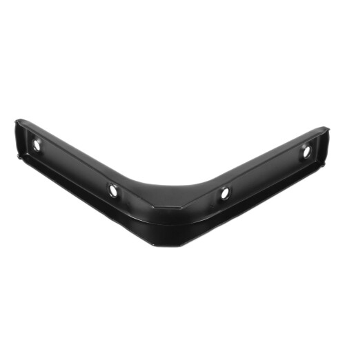 16 PCS Iron Wall Shelf Bracket, 4 x 4 Inch Heavy Duty Shelf Support Bracket Decorative Joint Angle Bracket, Black 2