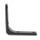 16 PCS Iron Wall Shelf Bracket, 4 x 4 Inch Heavy Duty Shelf Support Bracket Decorative Joint Angle Bracket, Black 4