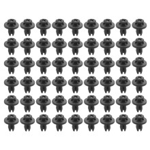 300Pcs 6mm Plastic Push Type Rivet Bumper Pin Clips