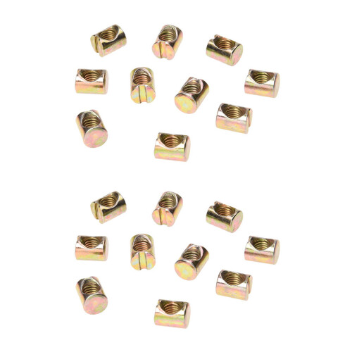 20 Pcs Boulon A  de Fer pour Le Lit