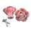20 Pcs Ceramic Vintage Floral Rose Flower Door Knobs Handle Drawer Kitchen + Screws () 4