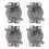 8x Desk Dinning Table Top Connector  Bench Panel Connectors 1