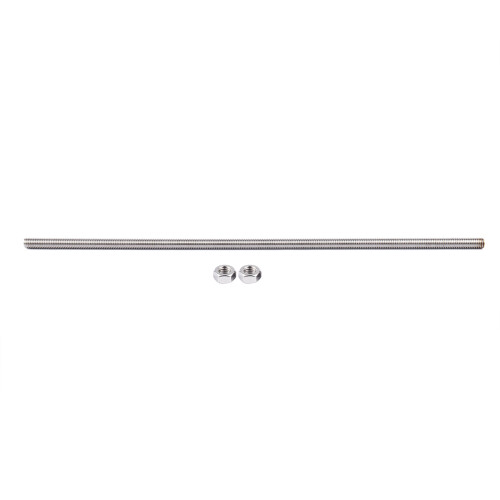 8X Acier Inoxydable Tige Filetee D'Argent 320mm x M8 1