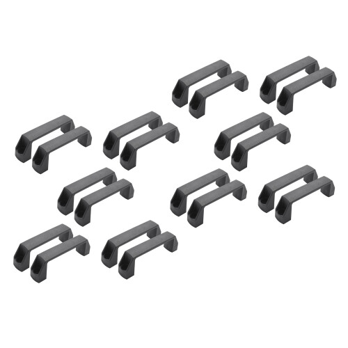 Cabinet Drawer Door Plastic Handle Pull Knob 120mm 4.7 inch 20 Pcs