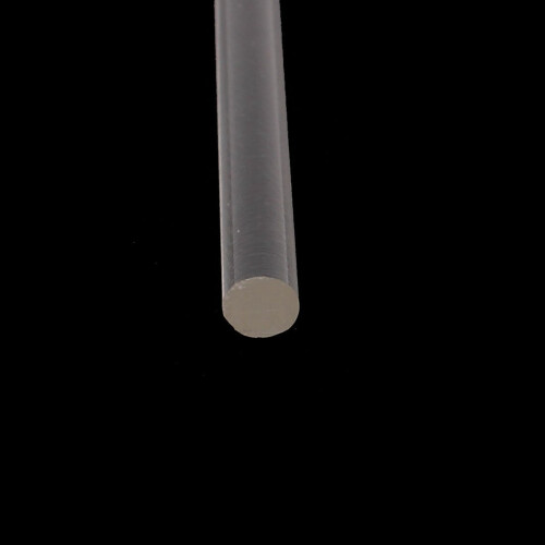 3mmx250mm Round Shape Solid Acrylic Rod Pmma Extruded Bar Clear 4Pcs 2