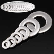 315Pcs 304 Flat Stainless Steel Washers M3 M4 M5 M6 M8 M10 for Screws Repair Kit Tool