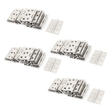 80 Pcs Stainless Steel Wardrobe Cabinet Door Folded Door Hinge