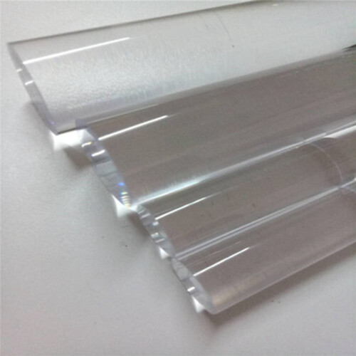 3mmx250mm Round Shape Solid Acrylic Rod Pmma Extruded Bar Clear 4Pcs 2