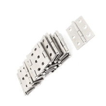 100 Pcs Stainless Steel Wardrobe Cabinet Door Folded Door Hinge