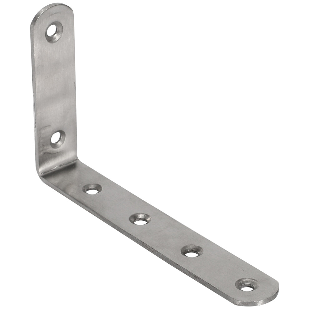 6Pcs 125X75mm L Shape Stainless Steel Shelf Corner Brace Angle Bracket 4711520359894