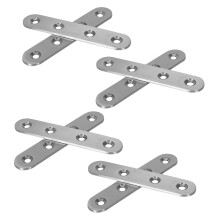 Les Supports de Plaque de Fixation de Réparation de Réparation en Acier Inoxydable Plat Supportent 8Pcs